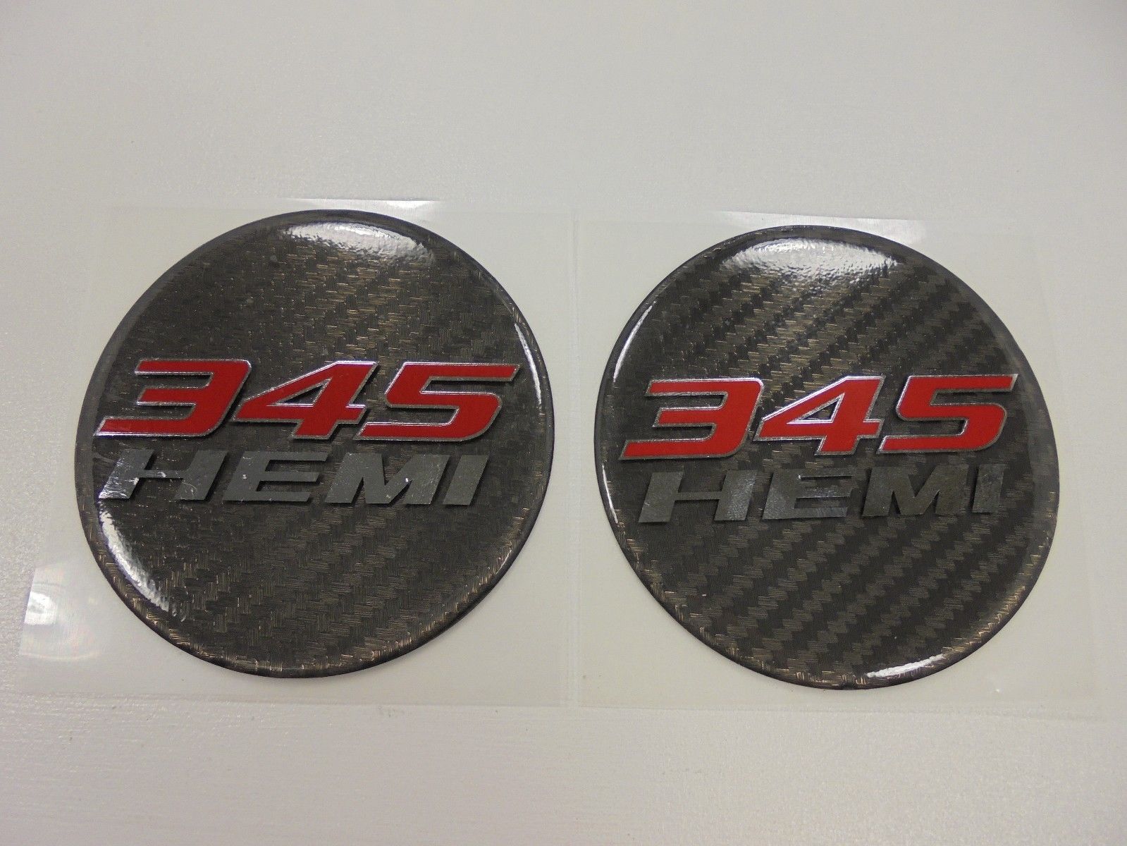 345 Hemi Carbon Fiber Under Hood Beverage Delete Emblems - Click Image to Close